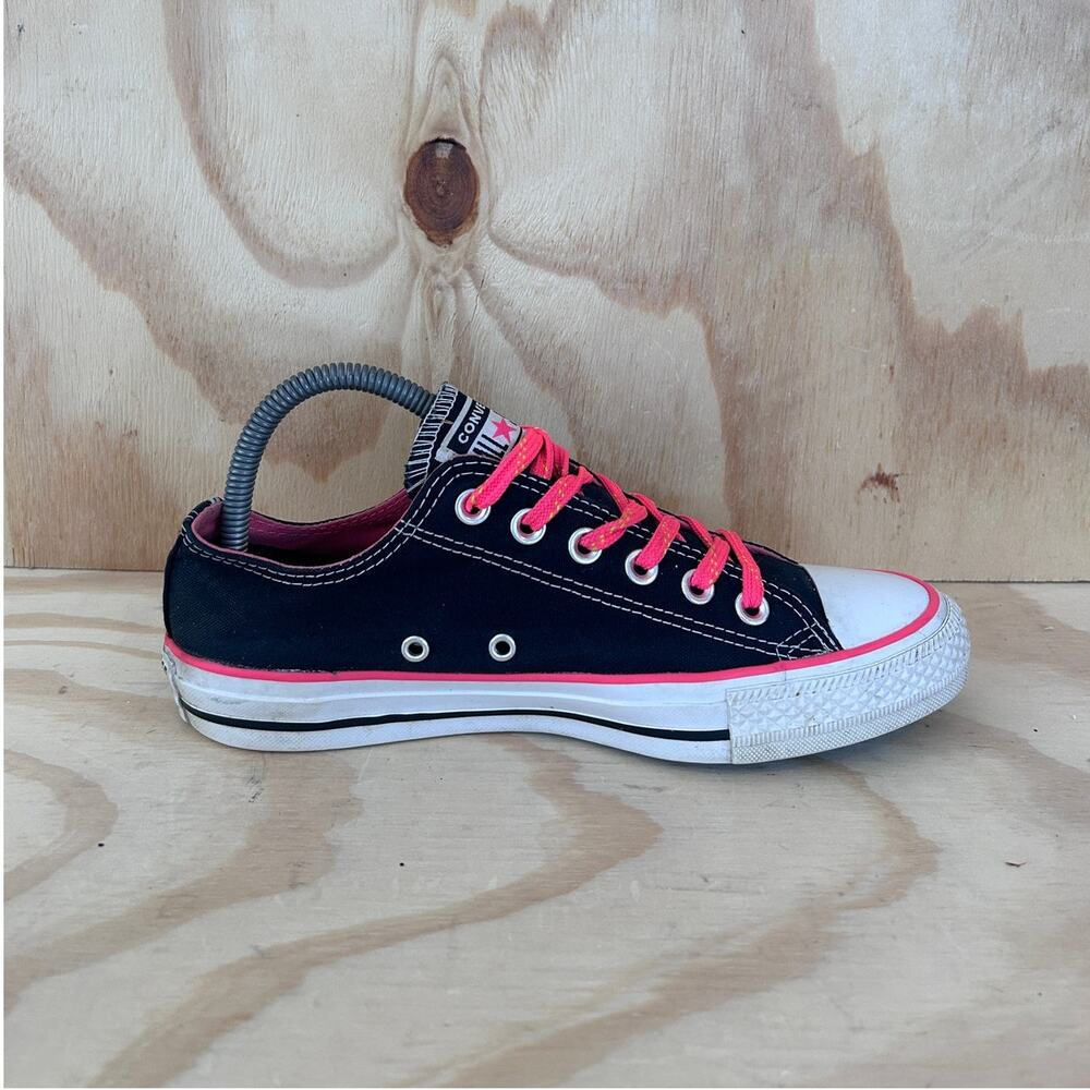 Converse All Star - CT Low Top - Sneakers - Black/Pink - Women's - 7.5 - 564346F - Picture 5 of 9